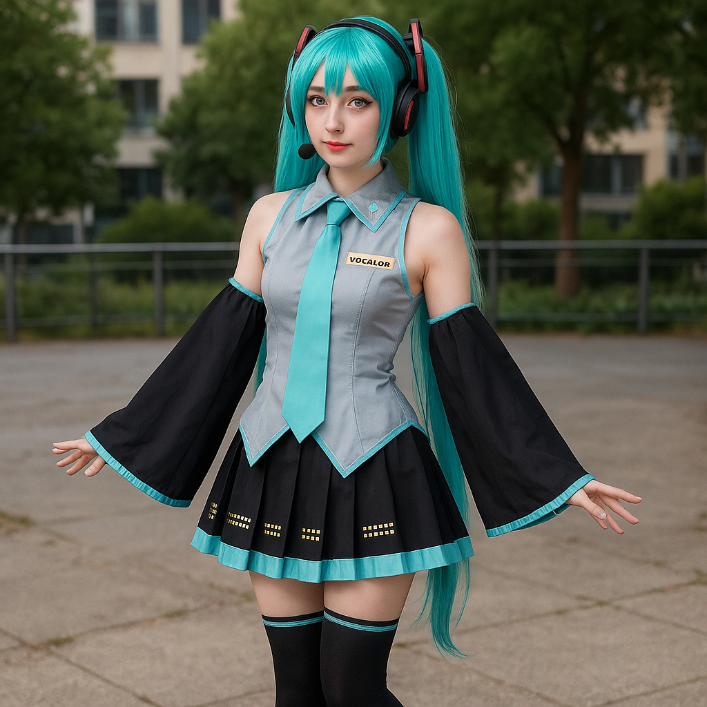 Cosplay Hatsune Miku Completo