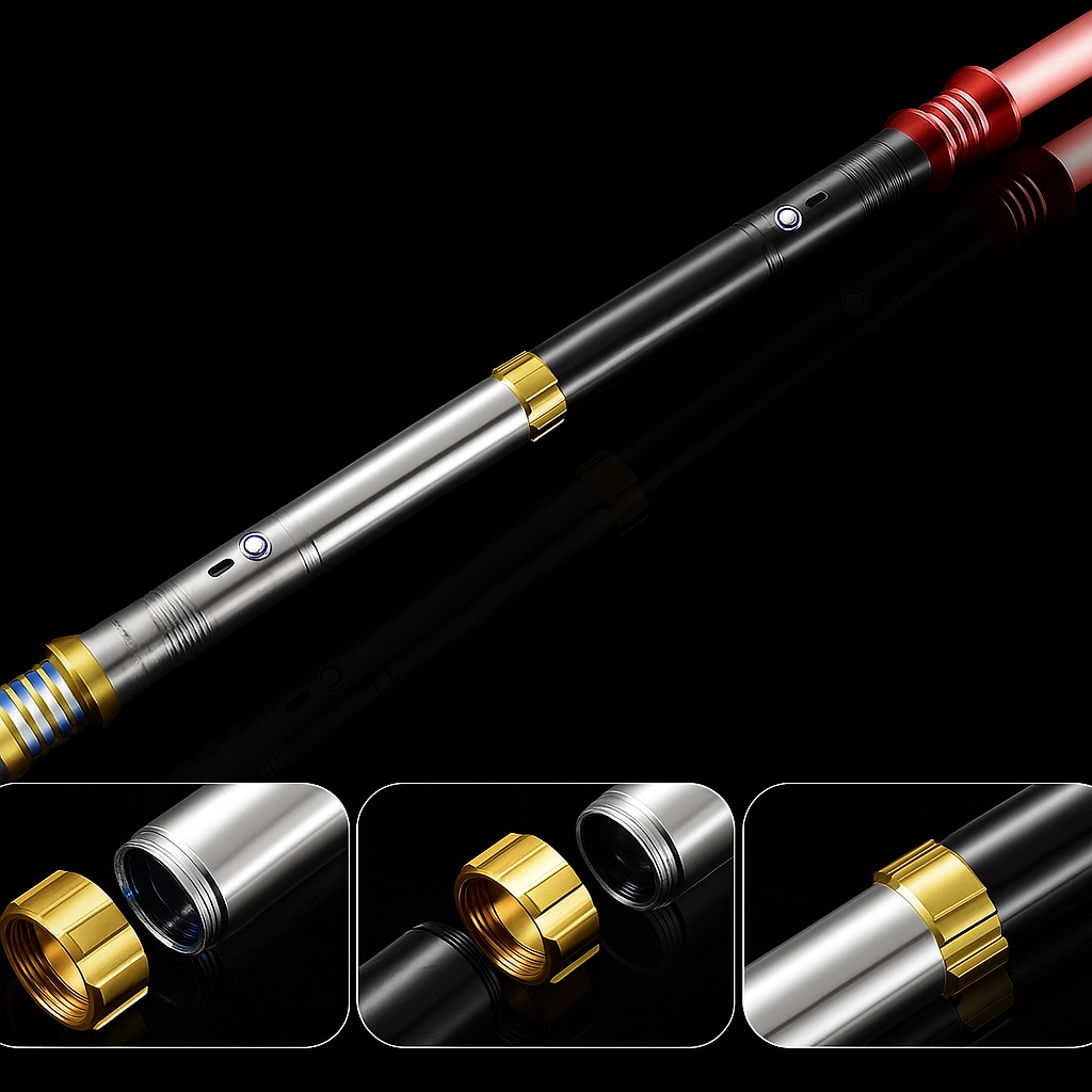 Sabre de Luz Duplo Para Combate RGB Darth Maul