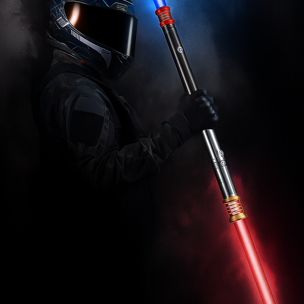 Sabre de Luz Duplo Para Combate RGB Darth Maul