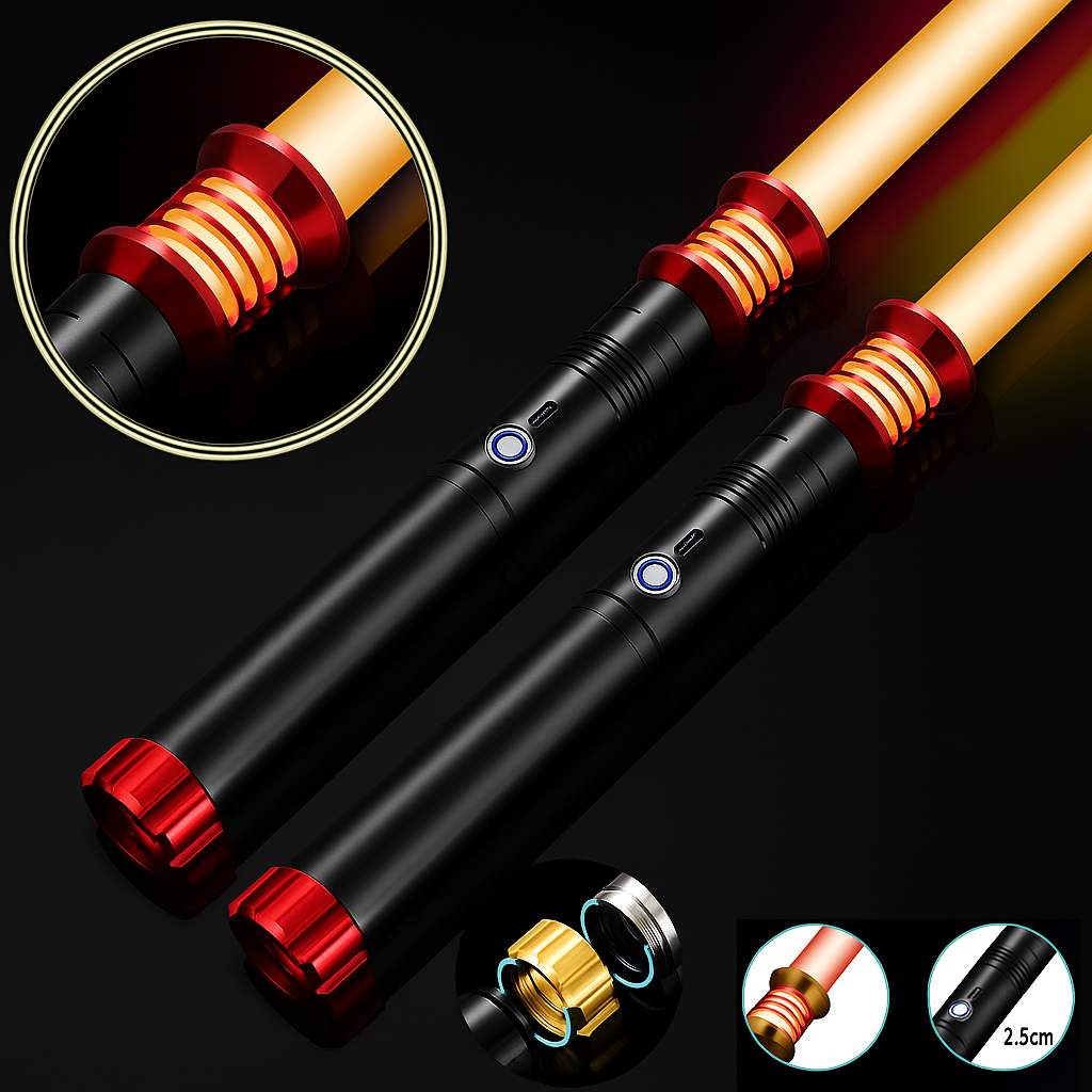 Sabre de Luz Duplo Para Combate RGB Darth Maul