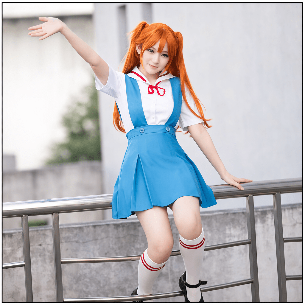 Cosplay Anime Rei Ayanami
