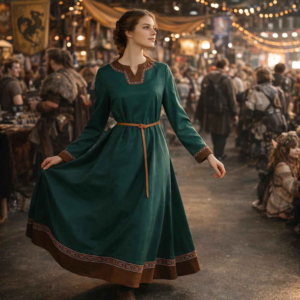 Cosplay Senhora Viking Medieval