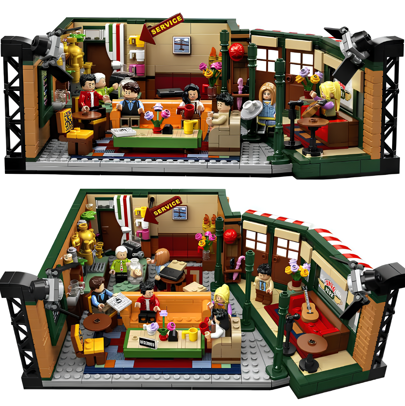Bloco de Montar Central Park Ideas Friends 1228 Peças