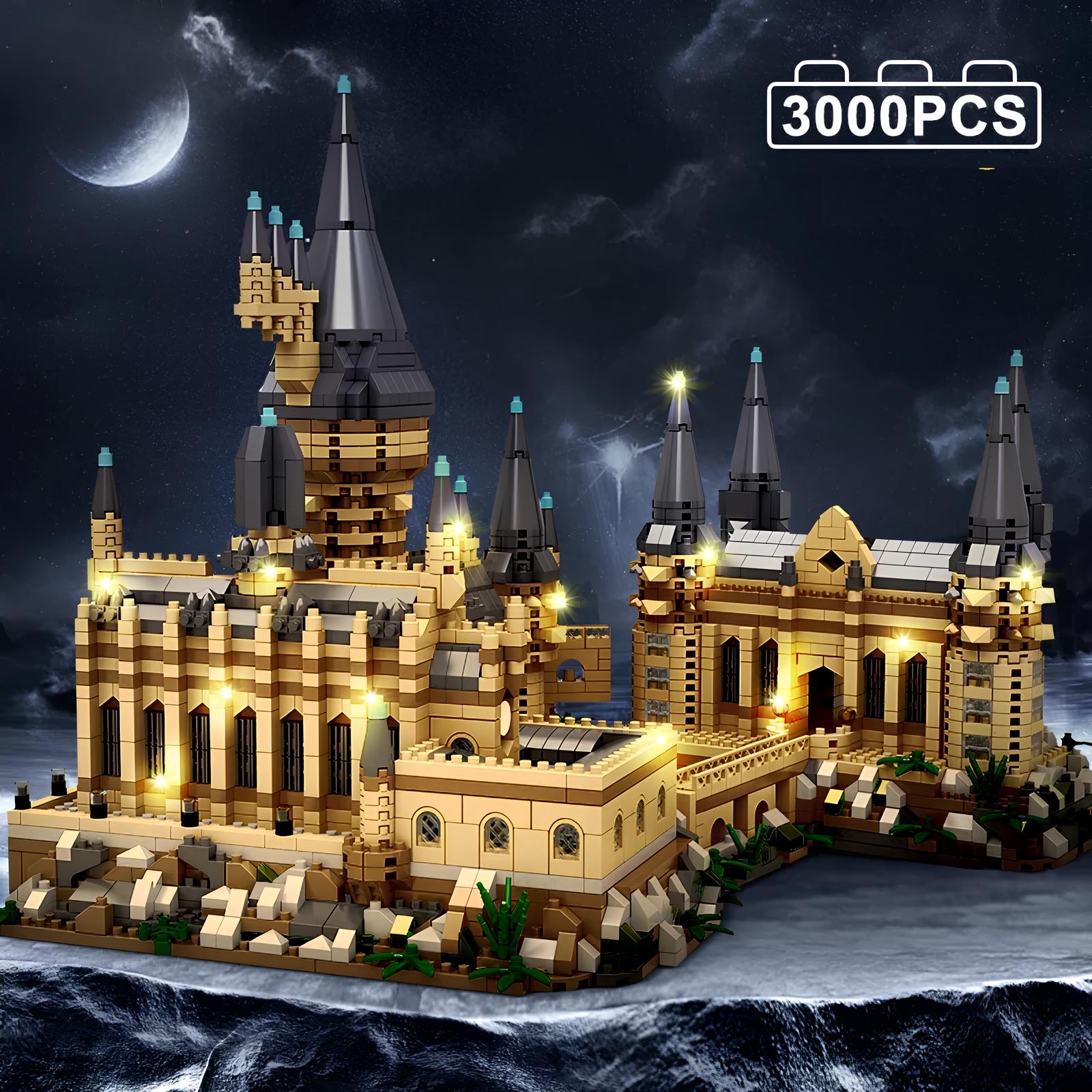 Bloco de Montar Castelo Hogwarts Harry Potter 6000 Peças