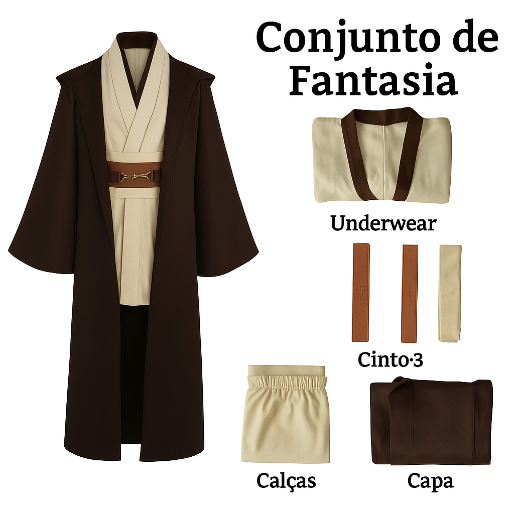 Cosplay Jedi Obi Wan Kenobi Star Wars