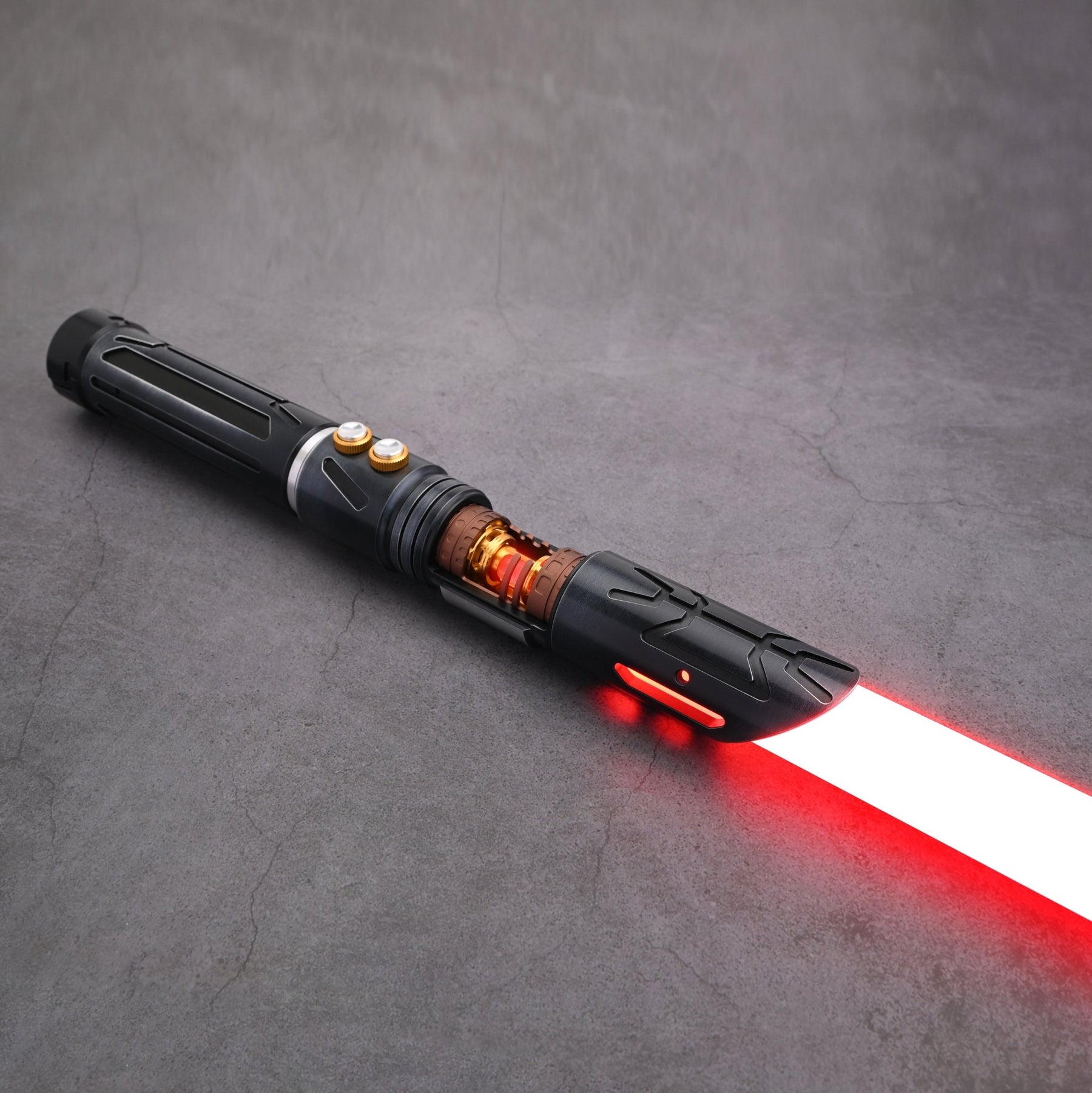 Sabre de Luz Dark Hunter com Crystal Kyber Vermelho