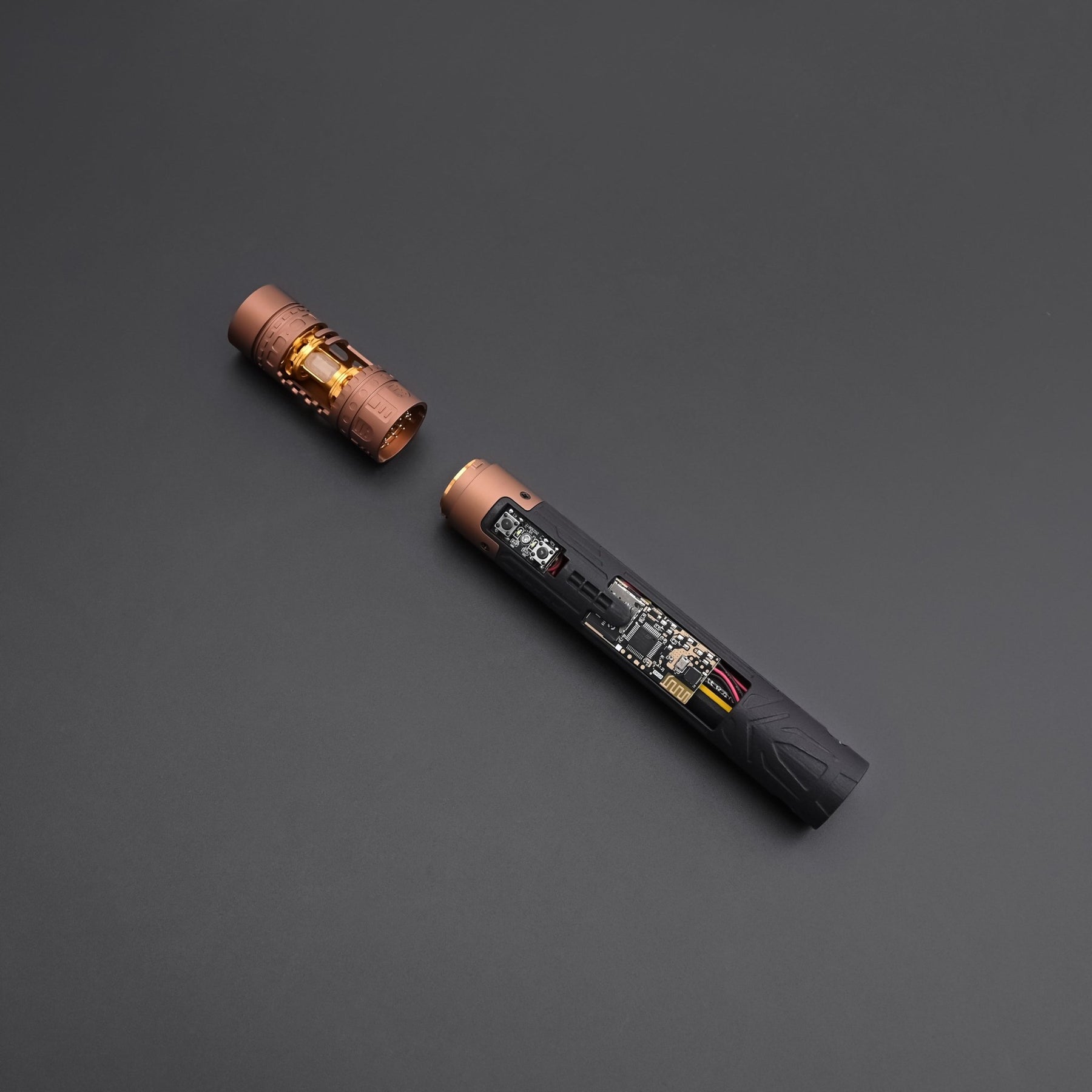 Sabre de Luz Dark Hunter com Crystal Kyber Vermelho