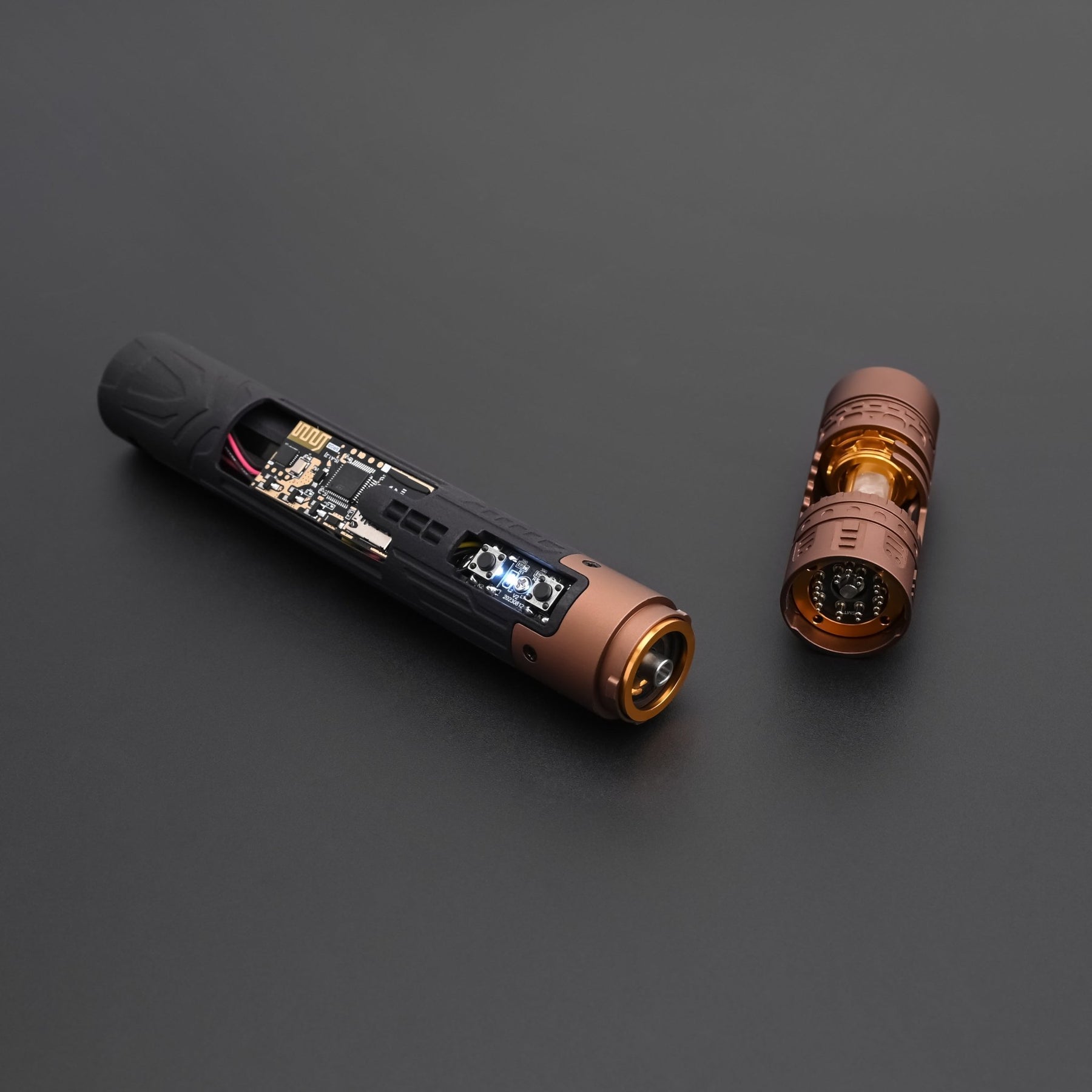 Sabre de Luz Dark Hunter com Crystal Kyber Vermelho