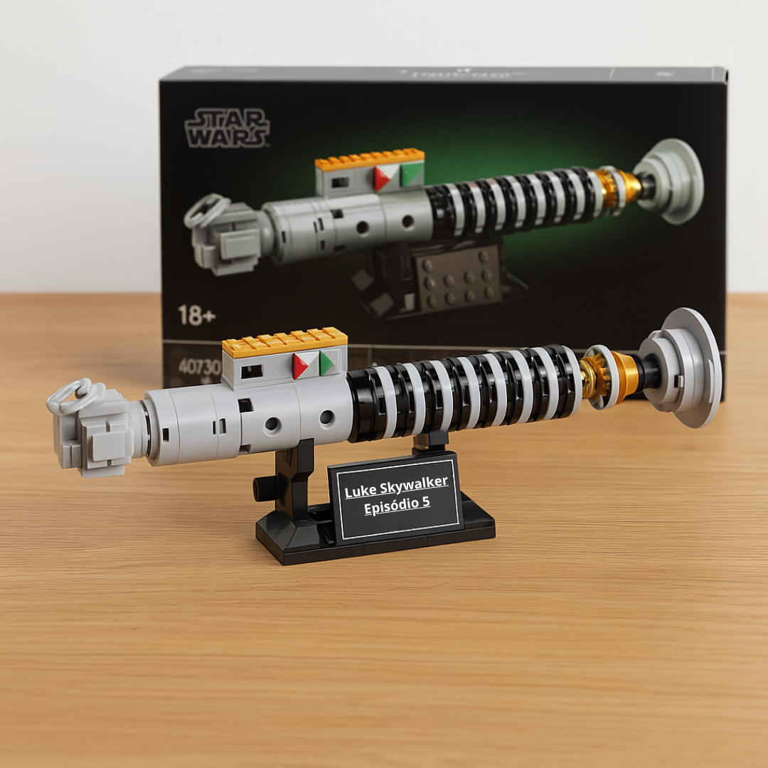 Bloco de Montar Empunhadura Luke Skywalker 145 Peças