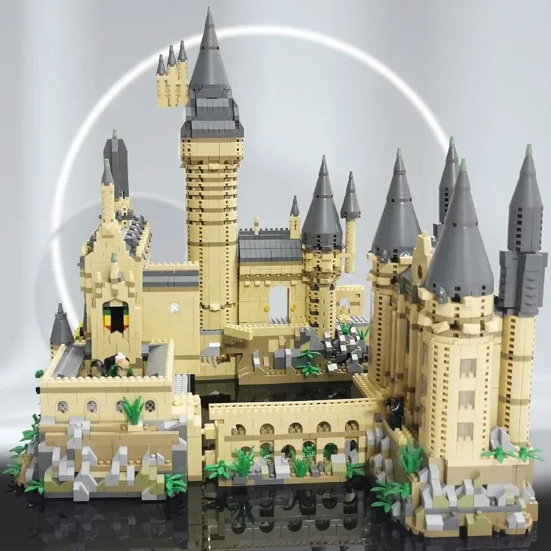Castelo Medieval Hogwarts Harry Potter 6000 Peças Bloco de Montar