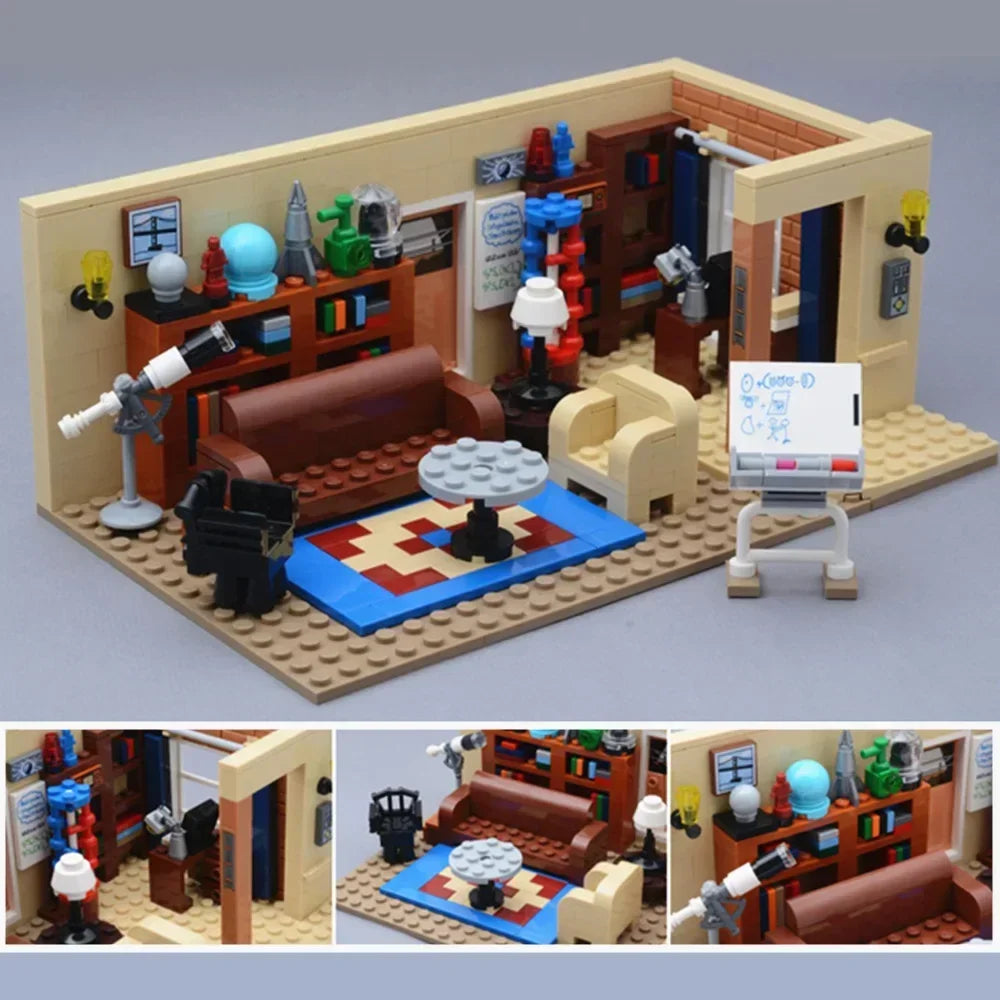 Blocos de Montar The Big Bang Theory Apartamento Sheldon