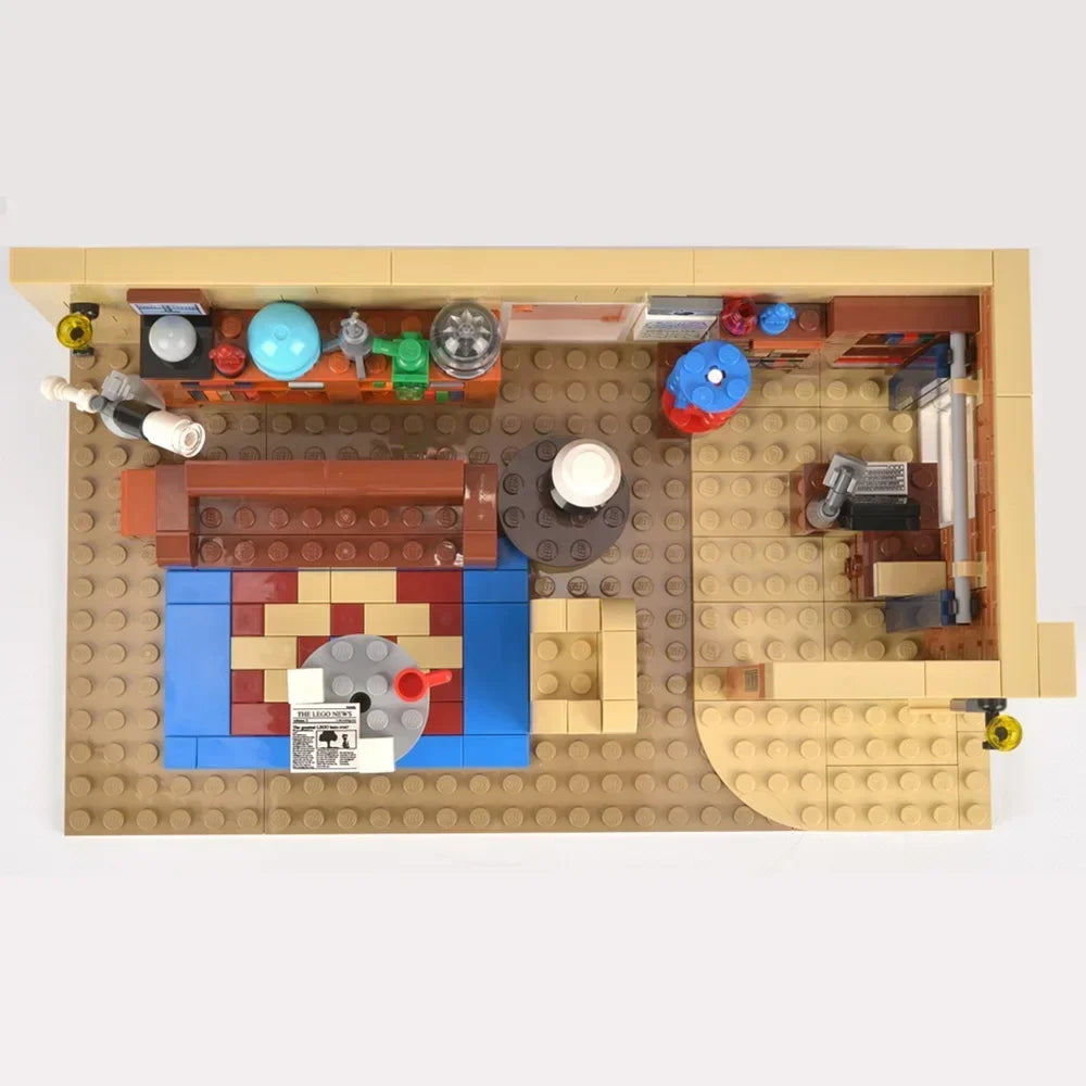 Blocos de Montar The Big Bang Theory Apartamento Sheldon