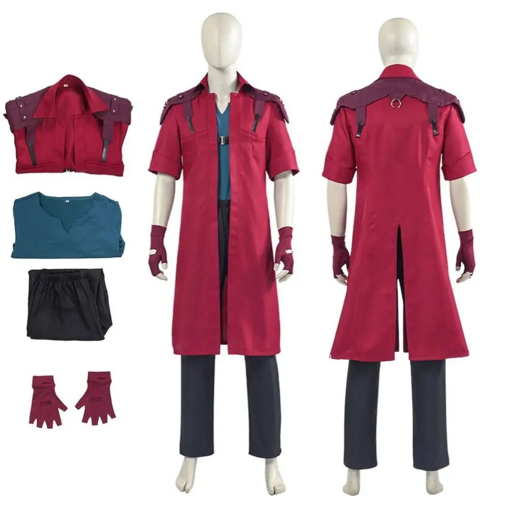 Cosplay Dante Devil May Cry Traje Completo