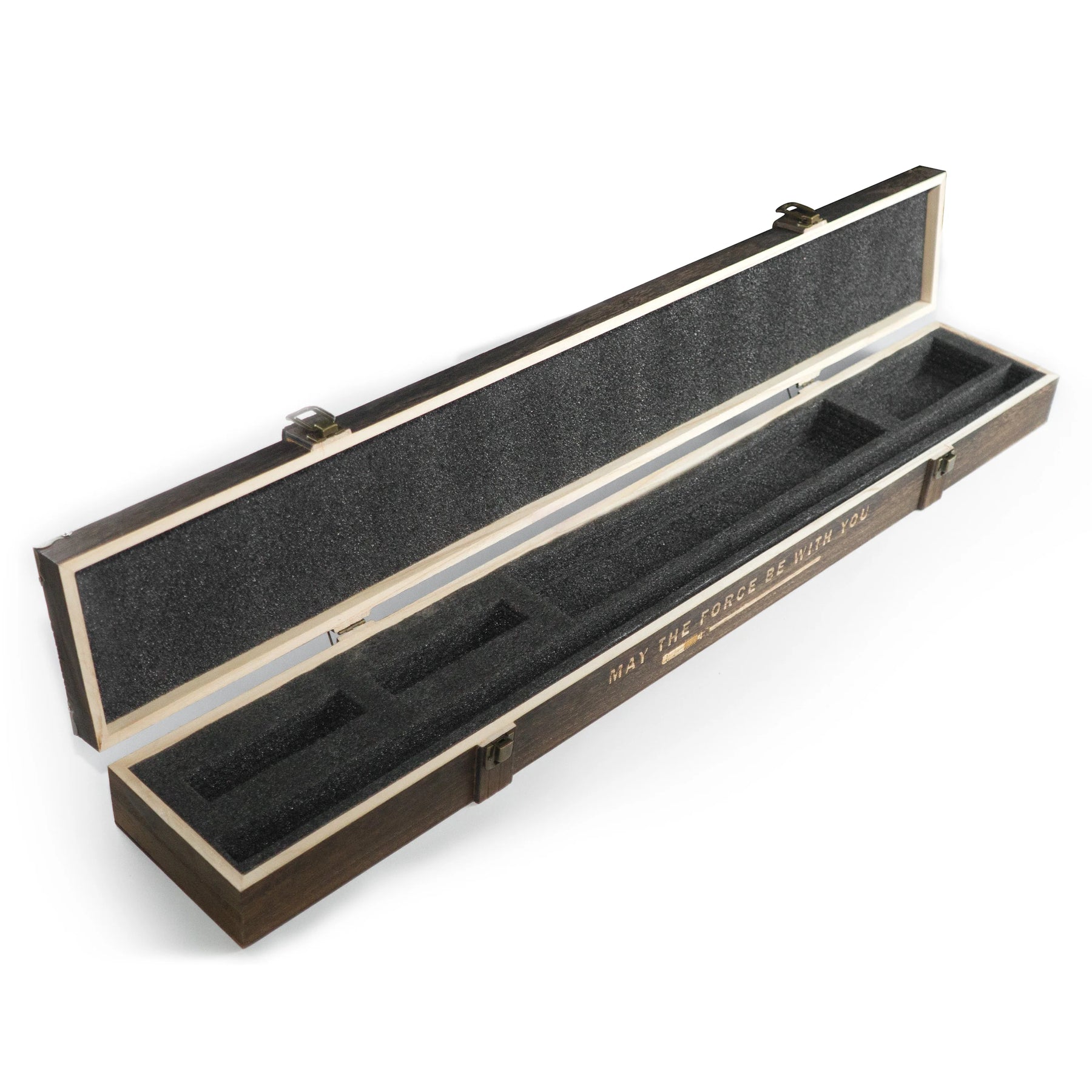 Caixa De Madeira para Sabre de Luz Com Espuma