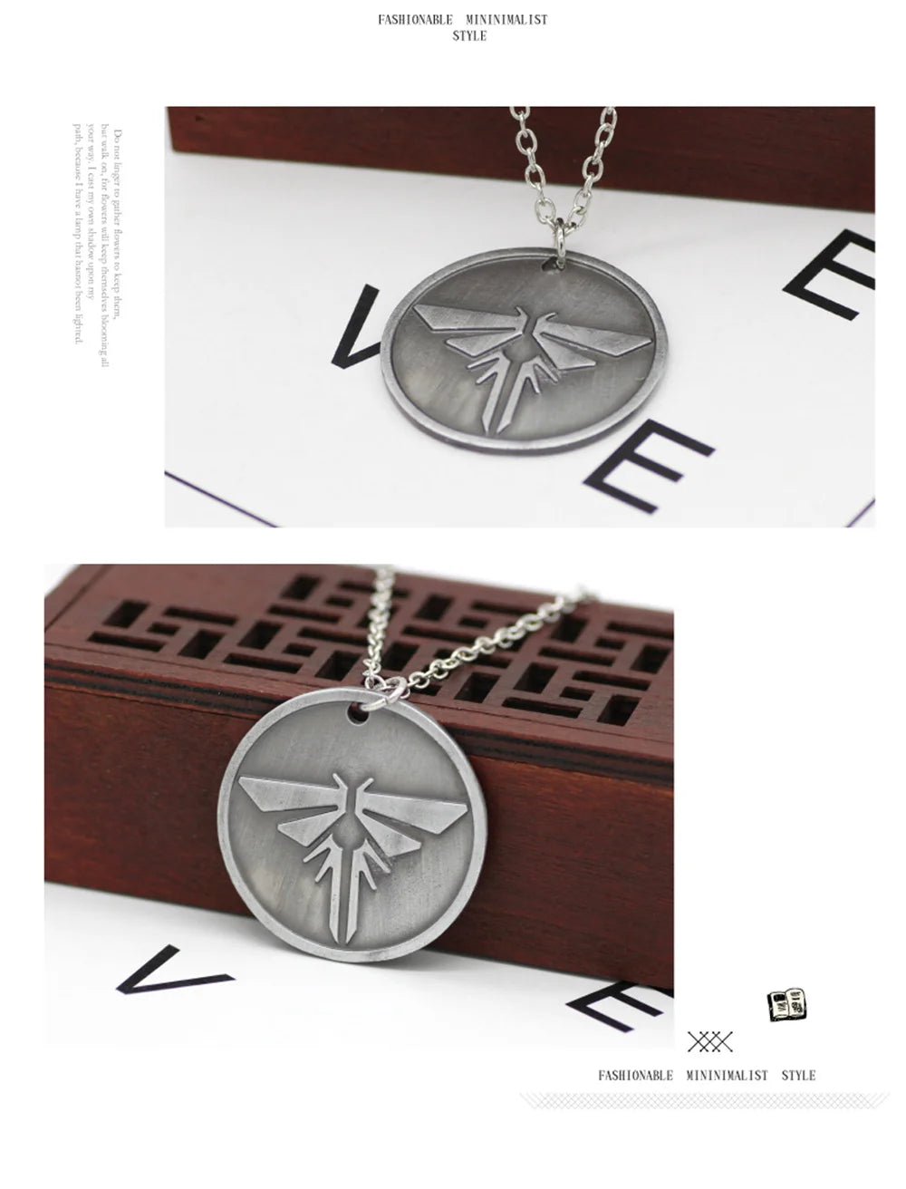 Conjunto de Chaveiro e Colar The Last Of Us