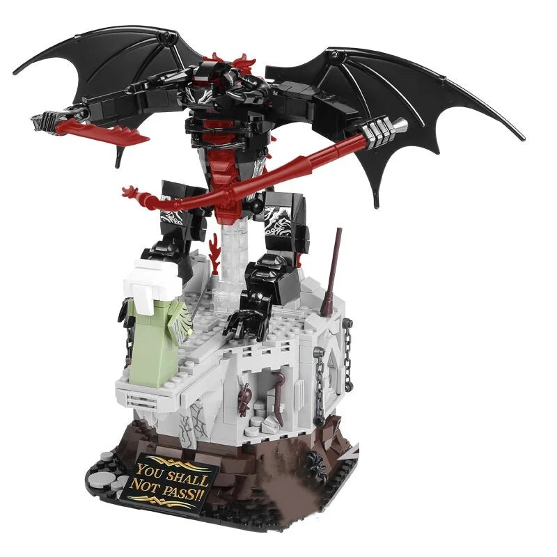 Bloco de Montar Batalha de Gandalf Senhor do Aneis 988 Peças