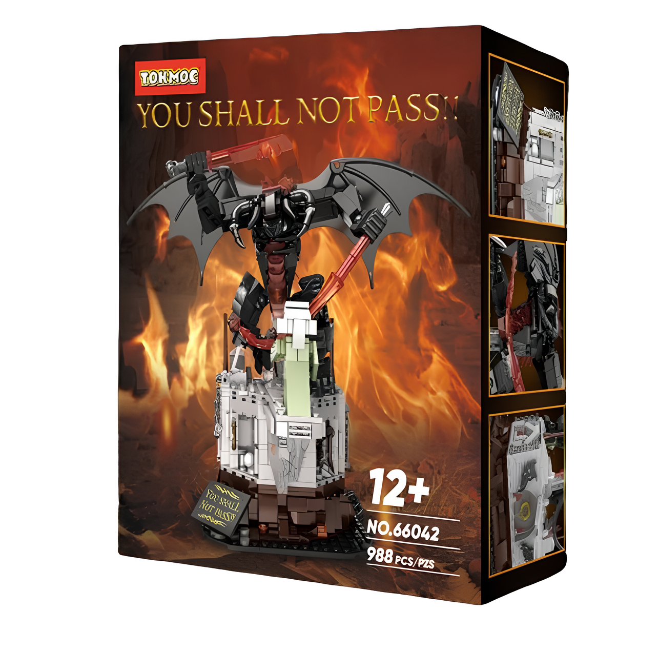 Bloco de Montar Batalha de Gandalf Senhor do Aneis 988 Peças