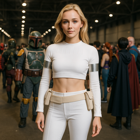 Cosplay Padme Amidala Star Wars Adulto Realista
