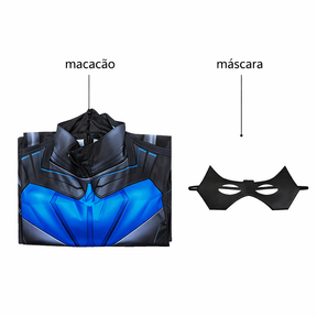 Cosplay Asa Noturna Herói de Gotham