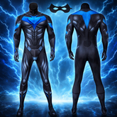 Cosplay Asa Noturna Herói de Gotham