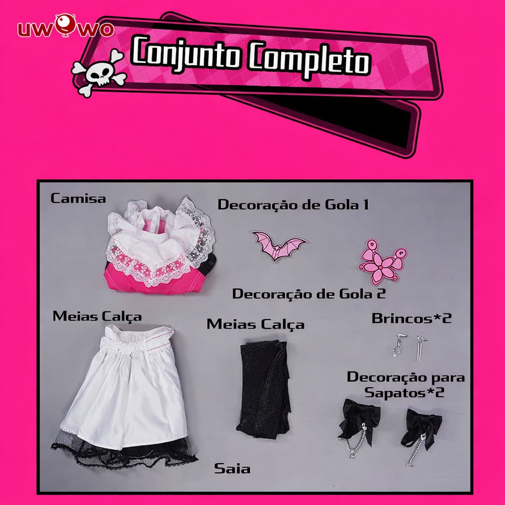 Cosplay Draculaura Monster High Feminino