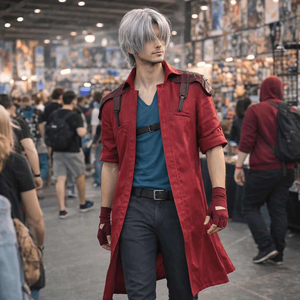 Cosplay Dante Devil May Cry Traje Completo