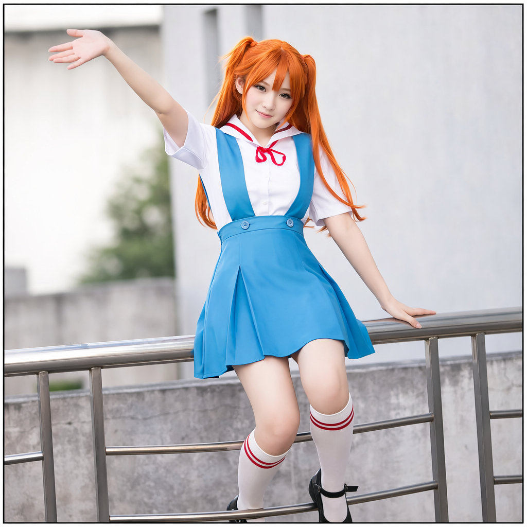 Cosplay Anime Rei Ayanami