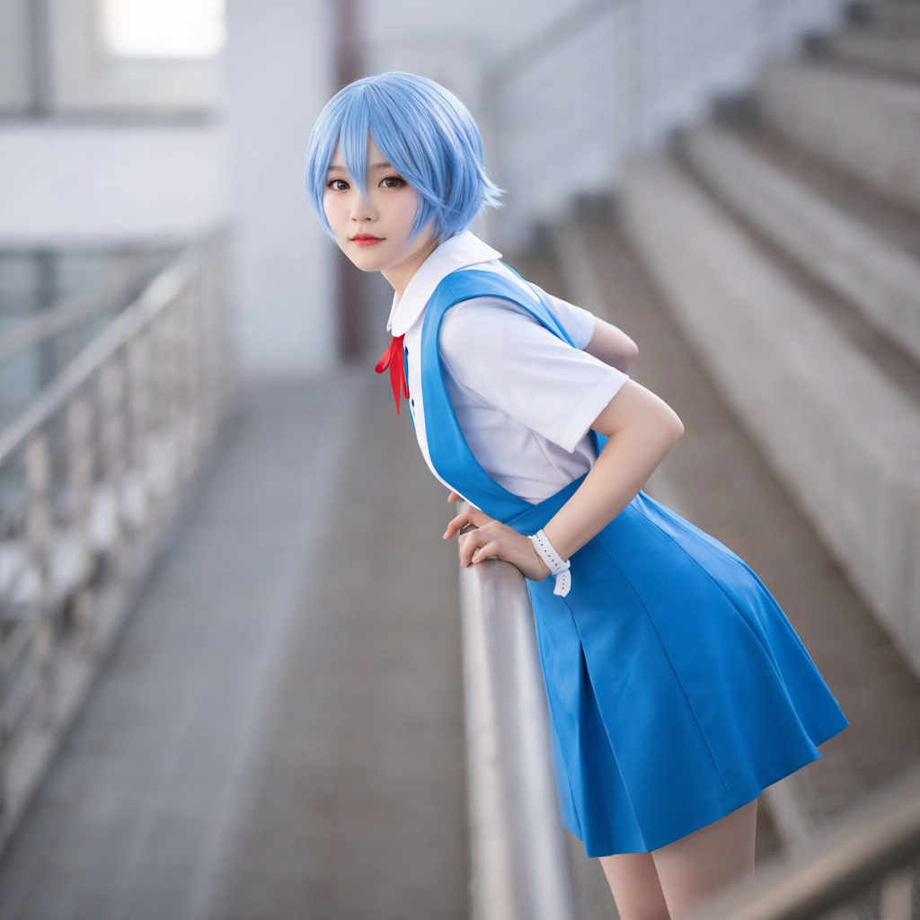 Cosplay Anime Rei Ayanami