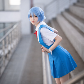 Cosplay Anime Rei Ayanami