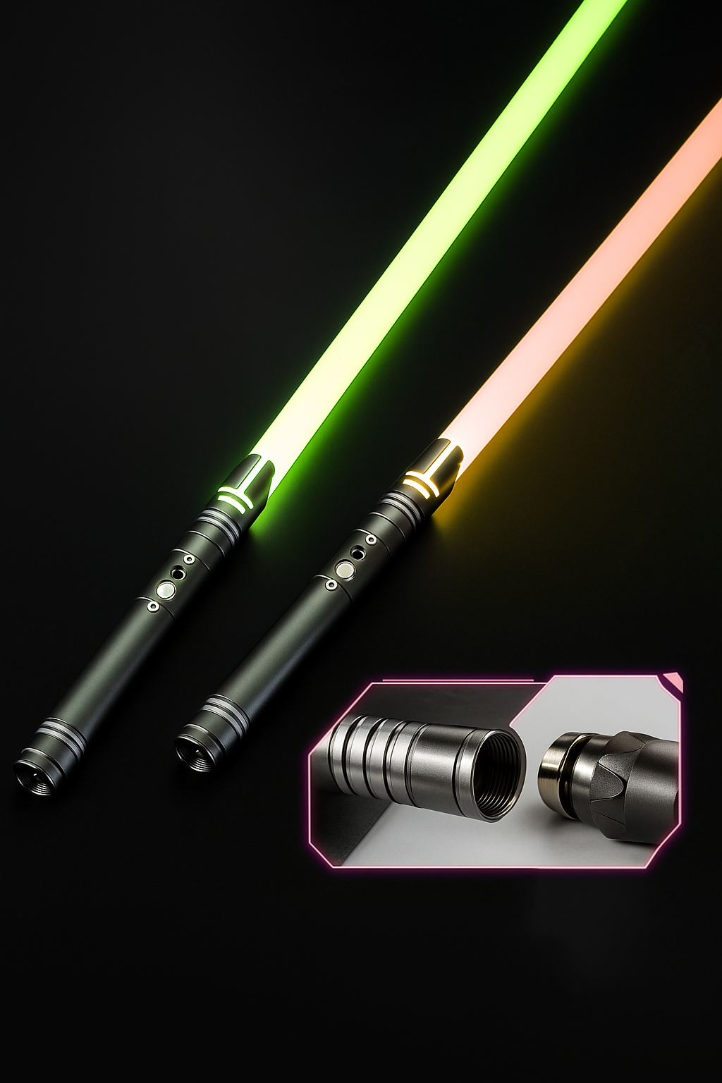 Sabre de Luz Duplo Para Combate RGB Darth Maul