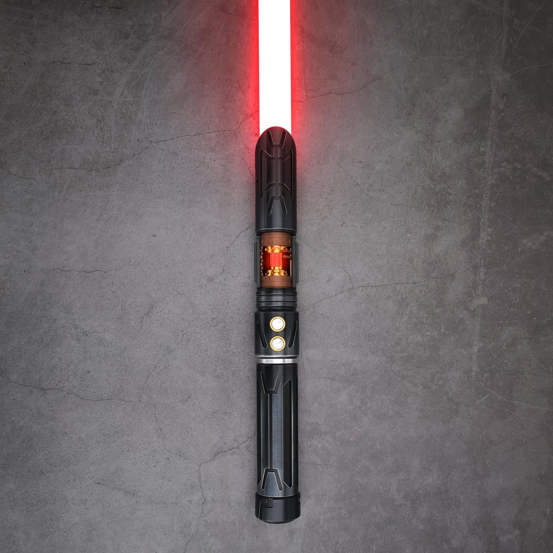 Sabre de Luz Dark Hunter com Crystal Kyber Vermelho