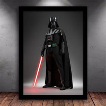 Quadro Decoração Poste Darth Vader Star Wars