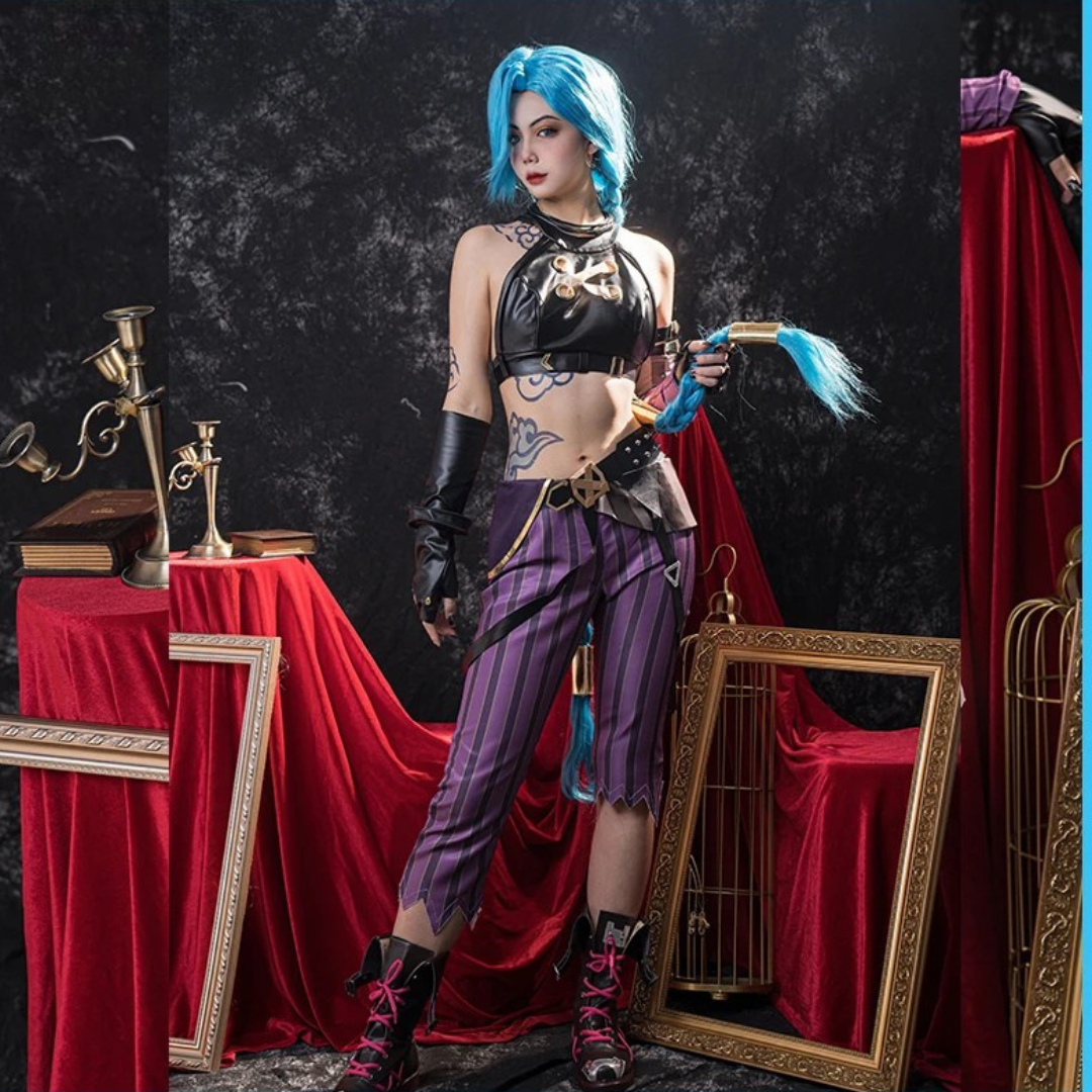 Cosplay Jinx League of Legends Feminino