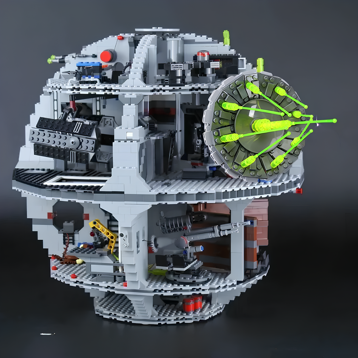 Bloco de Montar Estrela da Morte Com 25 Mini Figuras Compátivel com Lego 75159