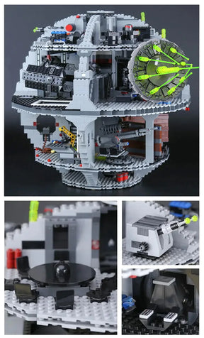 Bloco de Montar Estrela da Morte Com 25 Mini Figuras