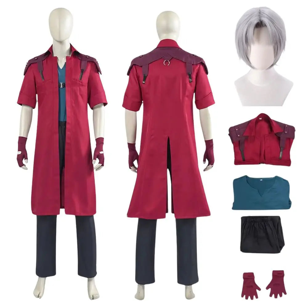 Cosplay Dante Devil May Cry Traje Completo