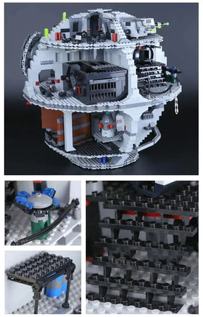 Bloco de Montar Estrela da Morte Com 25 Mini Figuras
