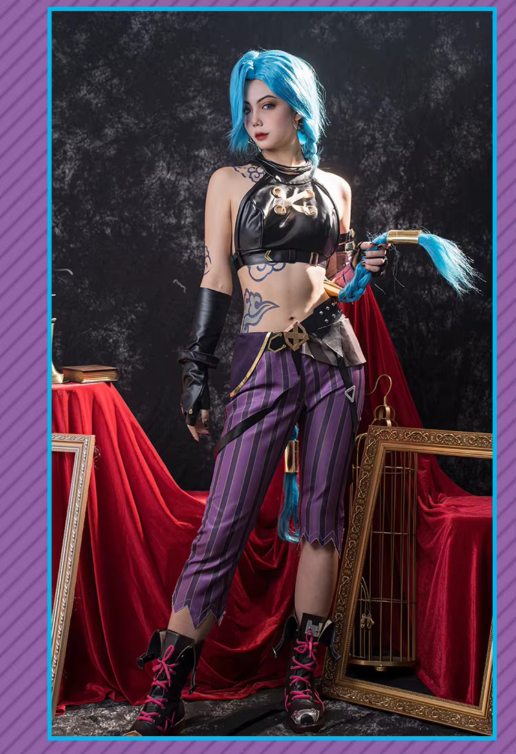Cosplay Jinx League of Legends Feminino