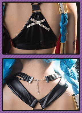 Cosplay Jinx League of Legends Feminino