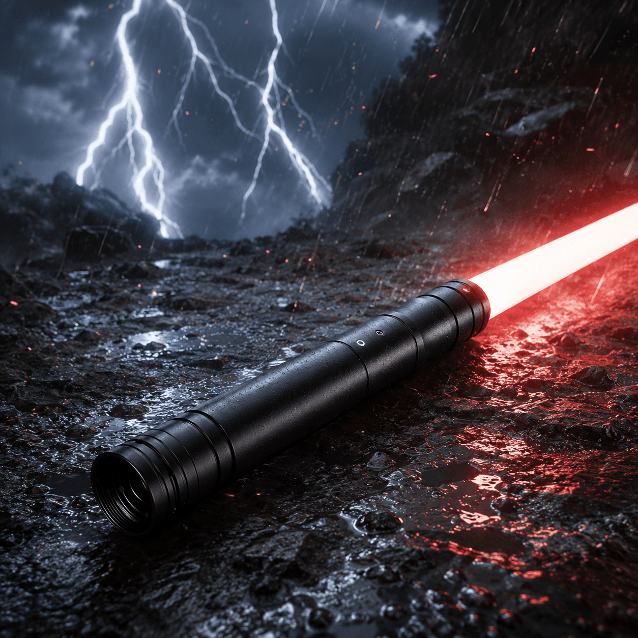 Sabre de Luz Dark Force Neopixel com Bluetooth